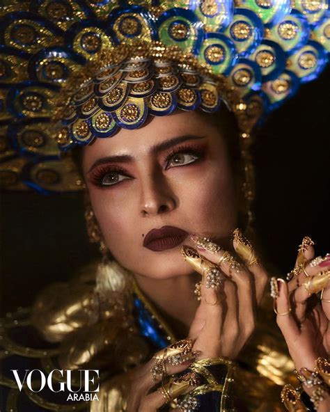 Rekha Impresses Viewers With Her First Ever Vogue Cover Photoshoot