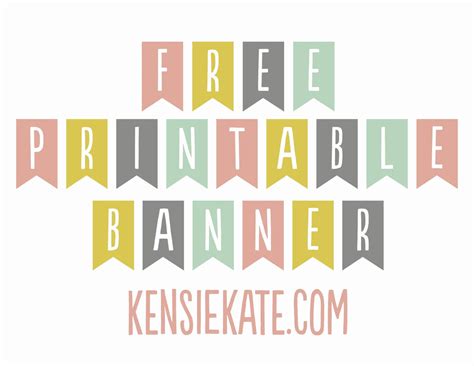 Free Printable Banners And Signs