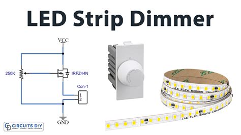 Led Dimmer Circuit With Irfz44n Mosfet