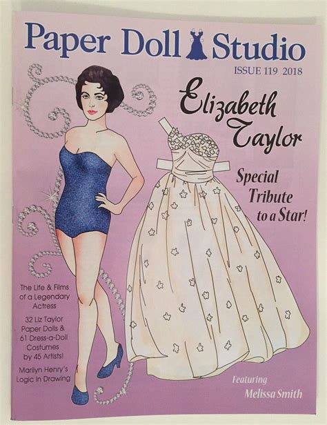 New Paper Doll Studio Magazine Issue 119 Elizabeth Taylor Special