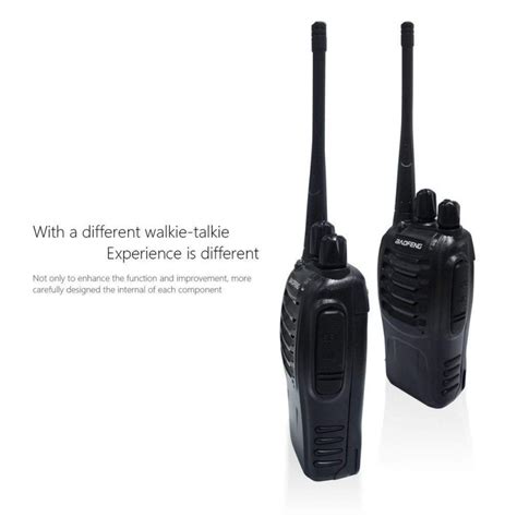 Baofeng Bf 888s 16 Channel Uhf 400 470mhz Walkie Talkie Pair 2 Way Fm