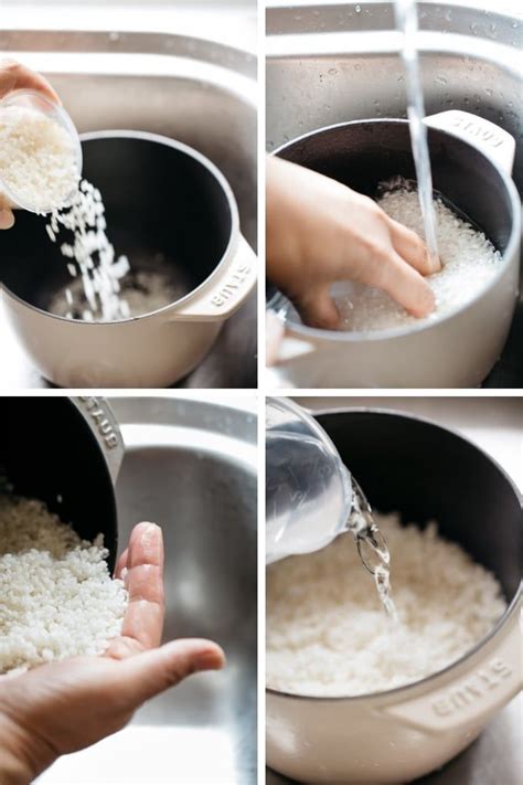 The First 4 Steps Of How To Cook Rice The Japanese Way In 4 Photos