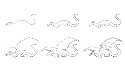 How To Draw A Dragon Flying Easy Steps Jae Johns