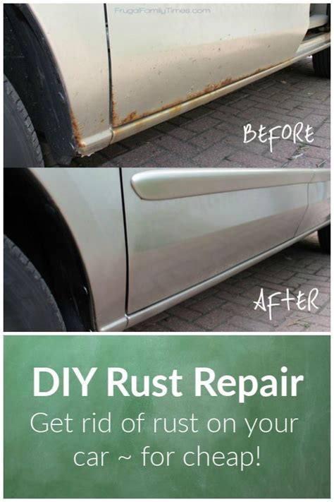 Diy Rust Repair How To Cover Up Rust On A Car Car Rust Repair How