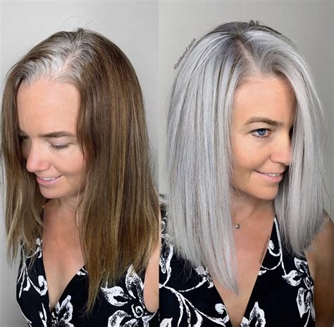 In This Before And After Jack Martin Takes His Client To A Gray Silver Shade Designed To Blen