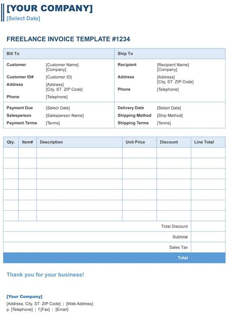 Suitable for freelancers, small business owners and anyone selling products or services. Freelance Invoice Template Excel | invoice example