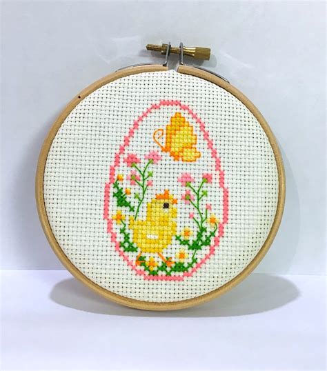Easter Egg Cross Stitch Pattern Crossstitchingforfun Etsy Cross