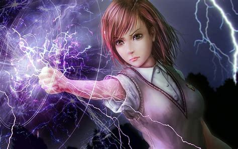 Free Download Hd Wallpaper Enchantress With Lightning Brown Haired