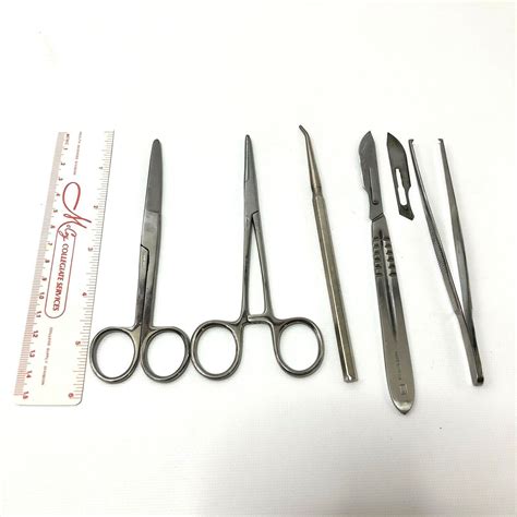 Mccoy Health Sciences Supply Dissecting Kit Scalpel Scissors Tweezers