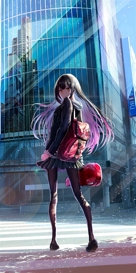 1080x2160 Anime Girl Back To Home 4k One Plus 5thonor 7xhonor View 10