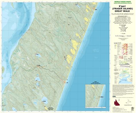 Fraser Island Kgari Great Walk 50k — World Wide Maps