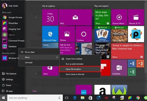 Tips And Tricks Windows 10 Start Menu