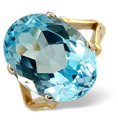 Blue Topaz Rings The Diamond Store