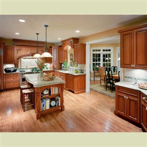 Paint colors that go with cherry wood cabinets range from muted grays to brighter whites and rich reds. Light Colored Hard Wood Flooring Sarasota FL | Wooden kitchen cabinets, Traditional kitchen ...