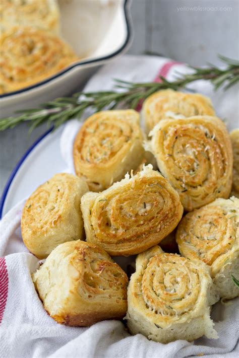 My version uses different cheese, and more cheese! Parmesan Rosemary Dinner Rolls | YellowBlissRoad.com ...