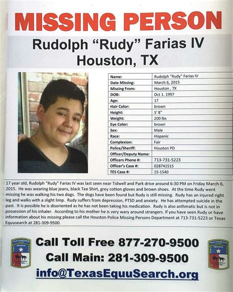 Rudy Farias Missing At Found Outside Houston Church After Years