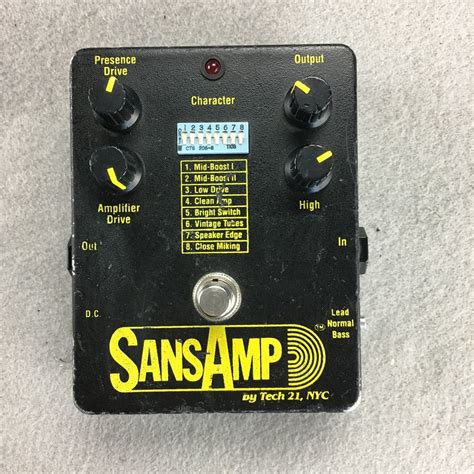 Tech 21 Sansamp Classic Preamp Overdrive Id 2136 Captain Guitar