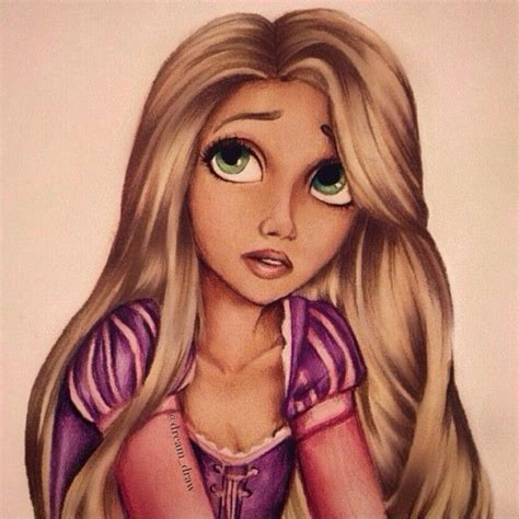 Rapunzel Drawing By Dream Draw Instagram Tangled Disney Princess Fashion Disney Princess