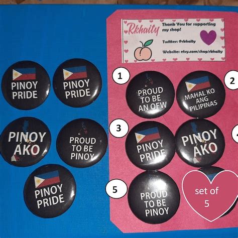 Filipino Pin Etsy