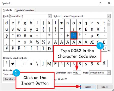 How To Type 2 Squared Symbol ² In Word Or Excel With Keyboard