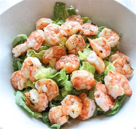 Grilled Shrimp And Caesar Salad