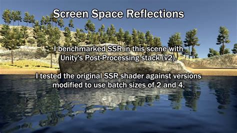 Optimizing Screen Space Reflections And Parallax Occlusion Mapping With