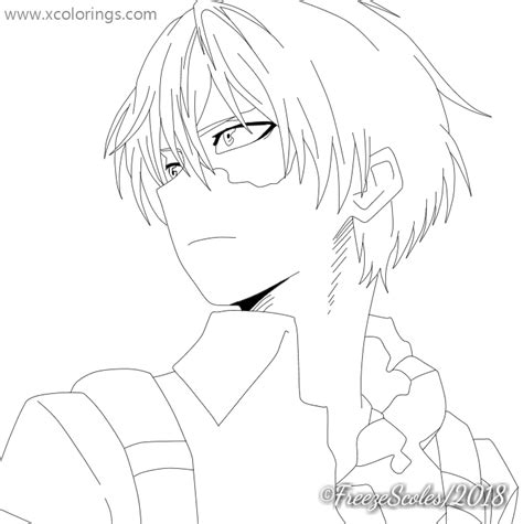 Here you will find free coloring images of various genres and directions that will suit absolutely everyone. My Hero Academia Coloring Pages Shoto Todoroki Lineart by ...