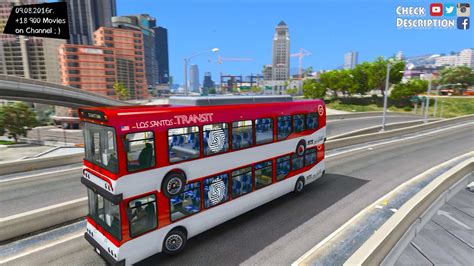 The five buses were built by chinese manufacturer byd, and were unveiled earlier this week. Double Decker Bus - GTA V MOD | 2.7K / 1440p ! _REVIEW ...