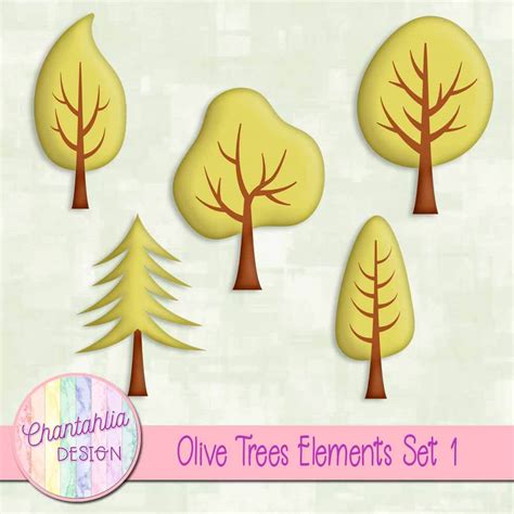 Free Olive Trees Elements