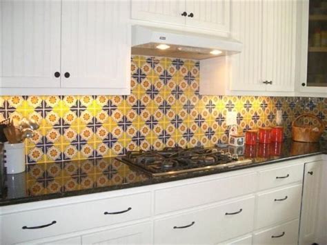 Beautiful Kitchen Backsplash Decorated With Talavera Tiles From