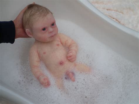 Full Body Reborn Lifelike Baby Boy Doll Solid Platinum Silicone Silicon Ebay