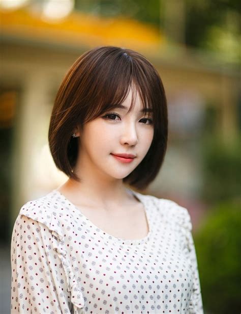 Top Inspiration 47 Medium Length Hair With Bangs Korean