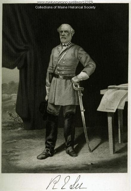 Item 17379 General Robert E Lee Ca 1865 Vintage Maine Images