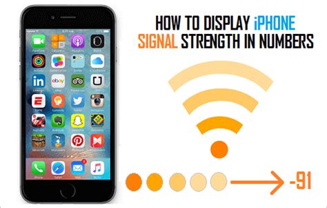 How To Display Iphone Signal Strength In Numbers