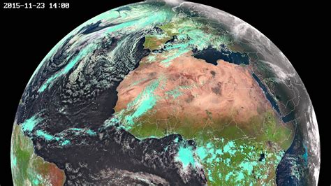 Time Lapse Of Earth In November 2015 Full Weather Geoengineering 4k
