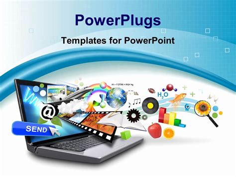 Free Computers Powerpoint Template Design Collection Of Free