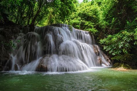 Landscape Of Huai Mae Khamin Waterfall Srinakarin National Park At