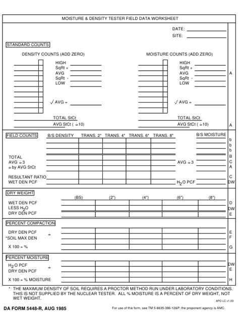 I had the paperwork on this but can't find it. DA Form 5448-R Download Fillable PDF or Fill Online ...