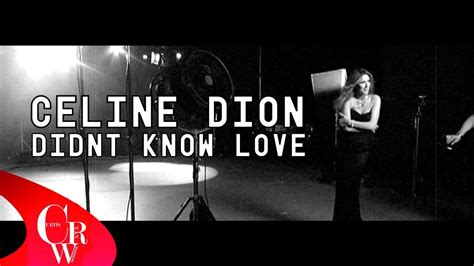 Céline Dion Didnt Know Love Full New Video Youtube
