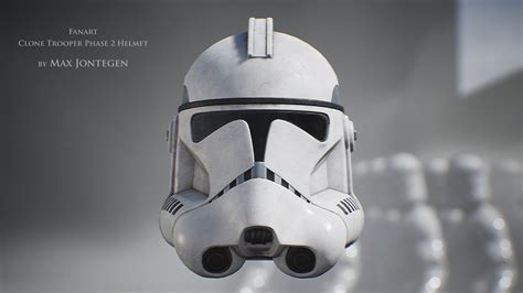 Artstation Clone Trooper Phase 2 Helmet Fanart