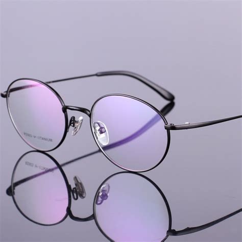 New Titanium Round Eyeglasses Optical Vintage Spectacle Frames Retro