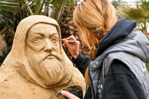 Sandskulpturen R Gen Ausstellung Prora Ot Ostseebad Binz