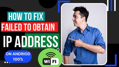 How To Fix The Failed To Obtain IP Address On Android How To Fix