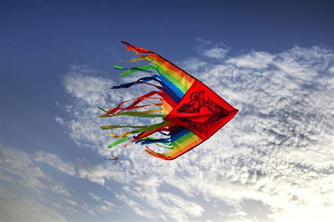 Kite Flying High In A Blue Sky Photograph By Larisa Kroshkin Fine Art