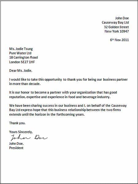 The first paragraph of formal letters should include an introduction to the purpose of the letter. Letter Template Address - business form letter template