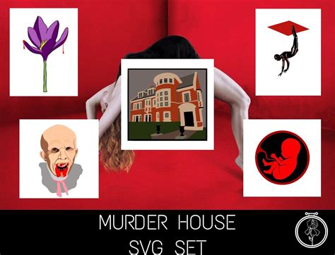 Ahs Murder House Svg Set Etsy