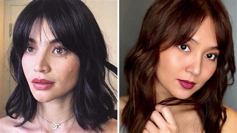 Maybe you would like to learn more about one of these? Celeb-Approved Ways To Wear Curtain Bangs