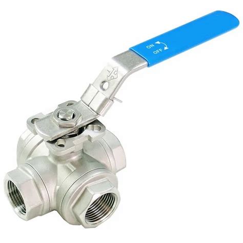 Ss Four Way Ball Valve Material Grade Ss304 Size 25 Mm At Rs 4500