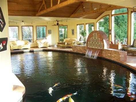 30 Worthy Indoor Fish Pond Ideas To Add Some Nature Impression Into