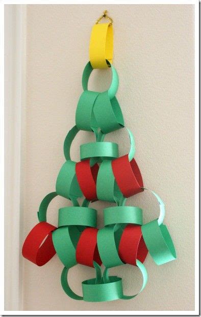 Paper Chain Christmas Tree Christmas Crafts Christmas Tree Crafts